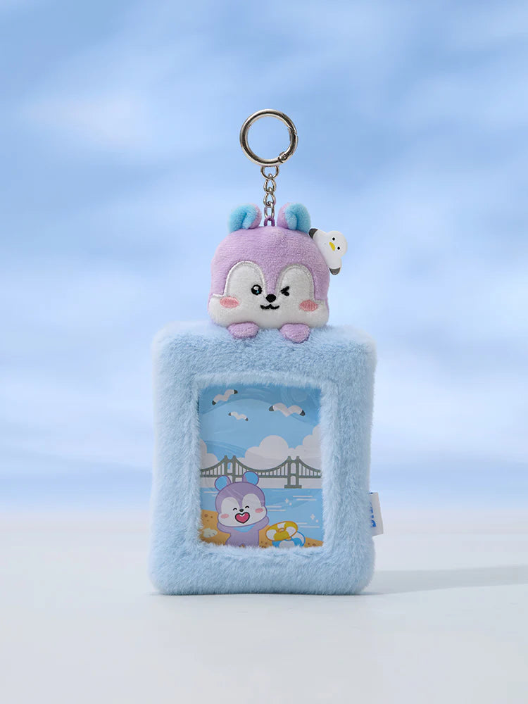 BT21 Plush Photocard Holder Keyring Busan MANG
