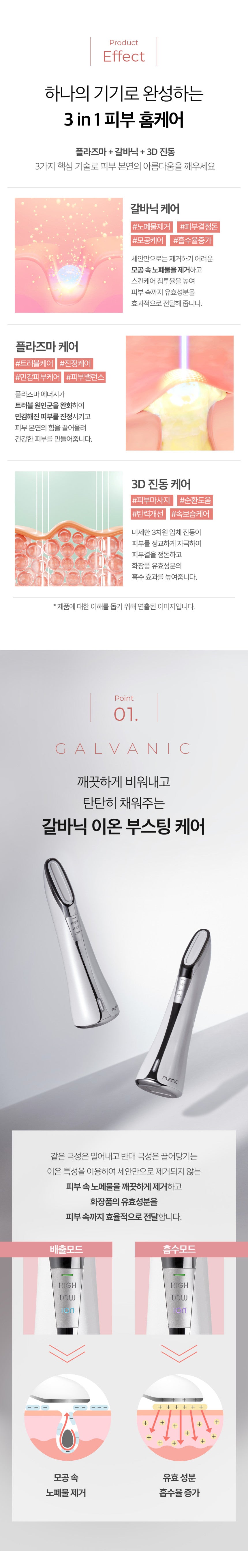 HOMETHERA PLANIC Plasma + Galvanic Device + 3D Vibration Beauty Device