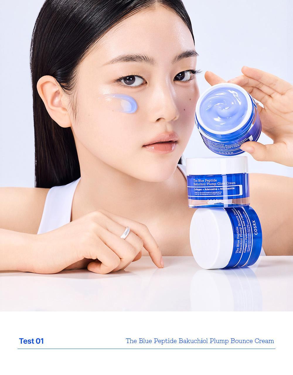 COSRX - The Blue Peptide Bakuchiol Plump Bounce Cream 50g
