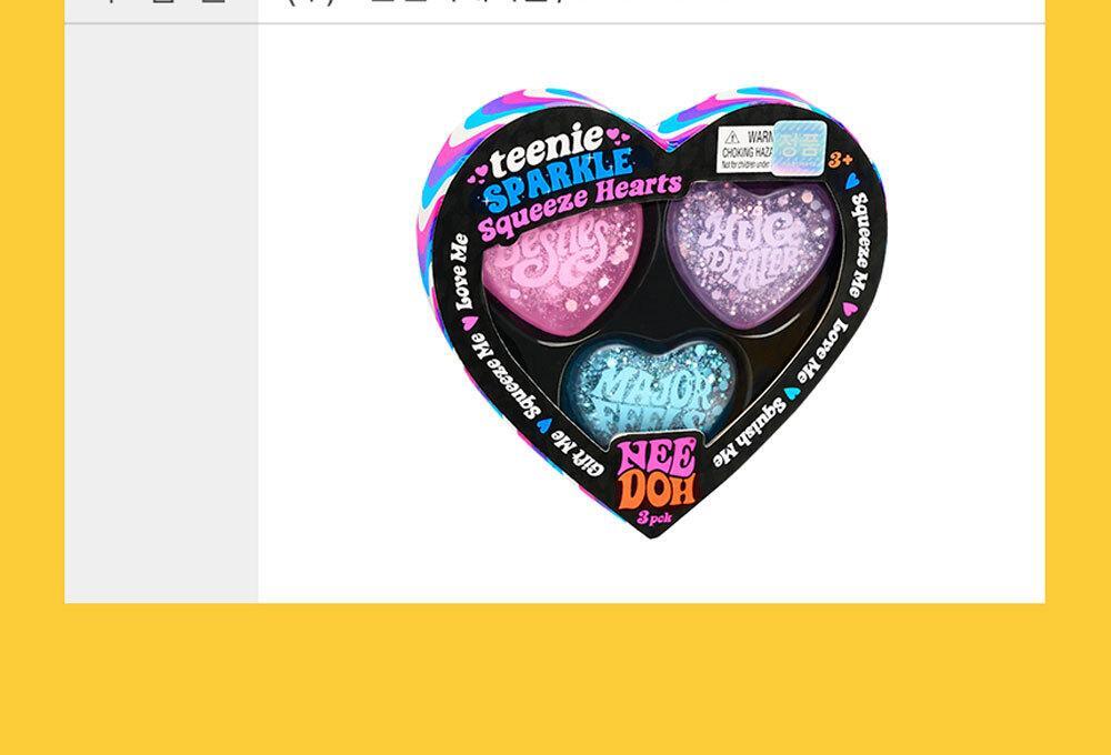 Needoh - Lovie Twinkle Heart Stress Ball (3ea)