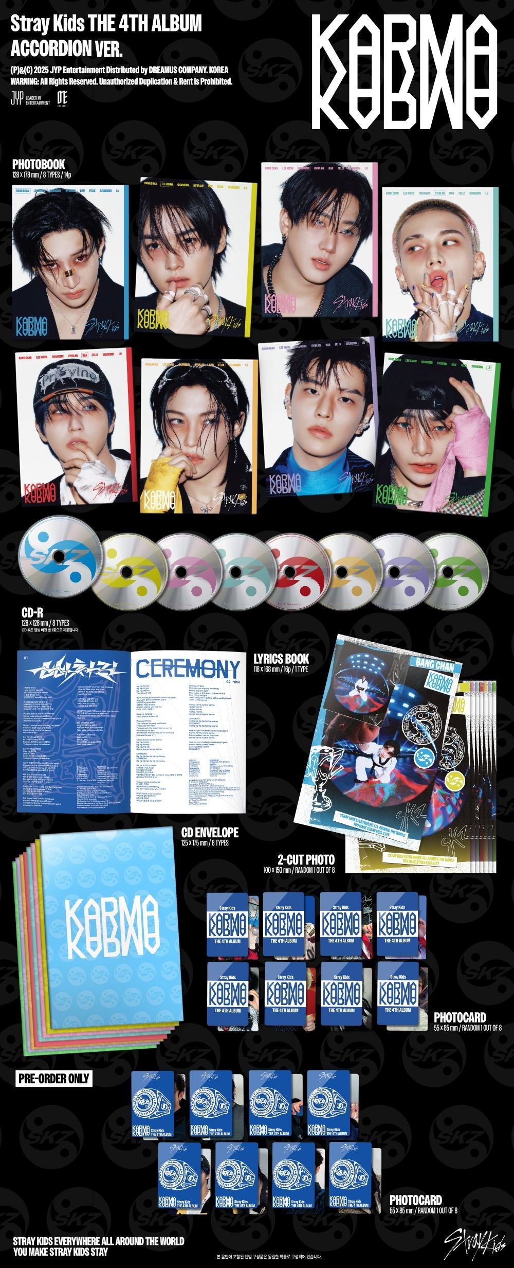 Stray Kids - KARMA (4th Album) ACCORDION Ver.