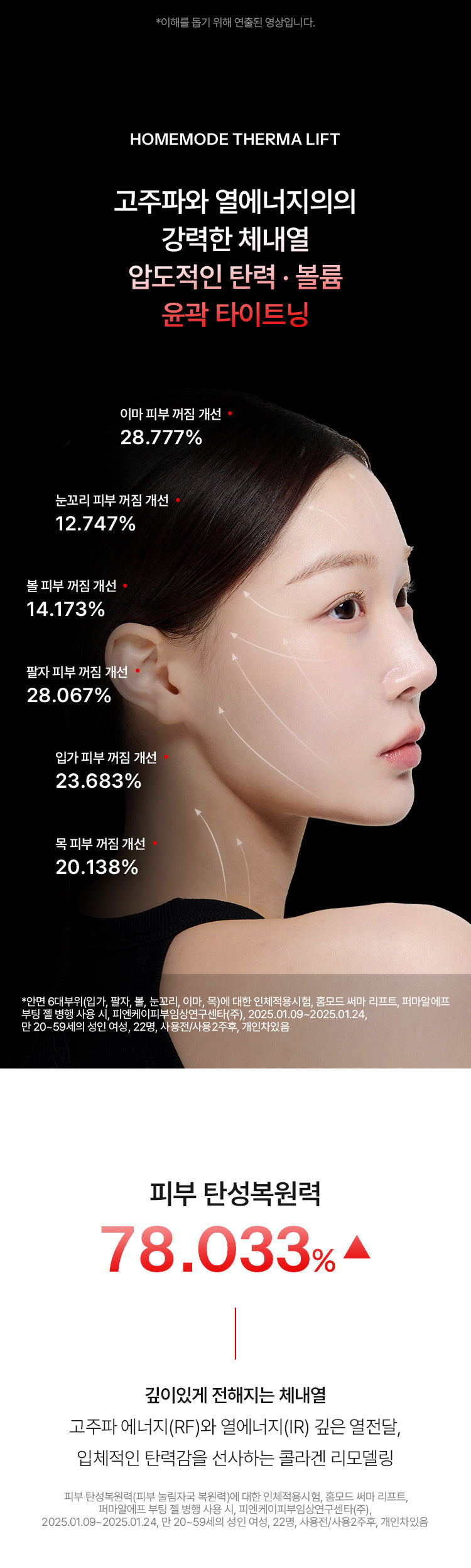 HOMEMODE - Therma Lift Beauty Device (+3 Skin Booster Ampoules)