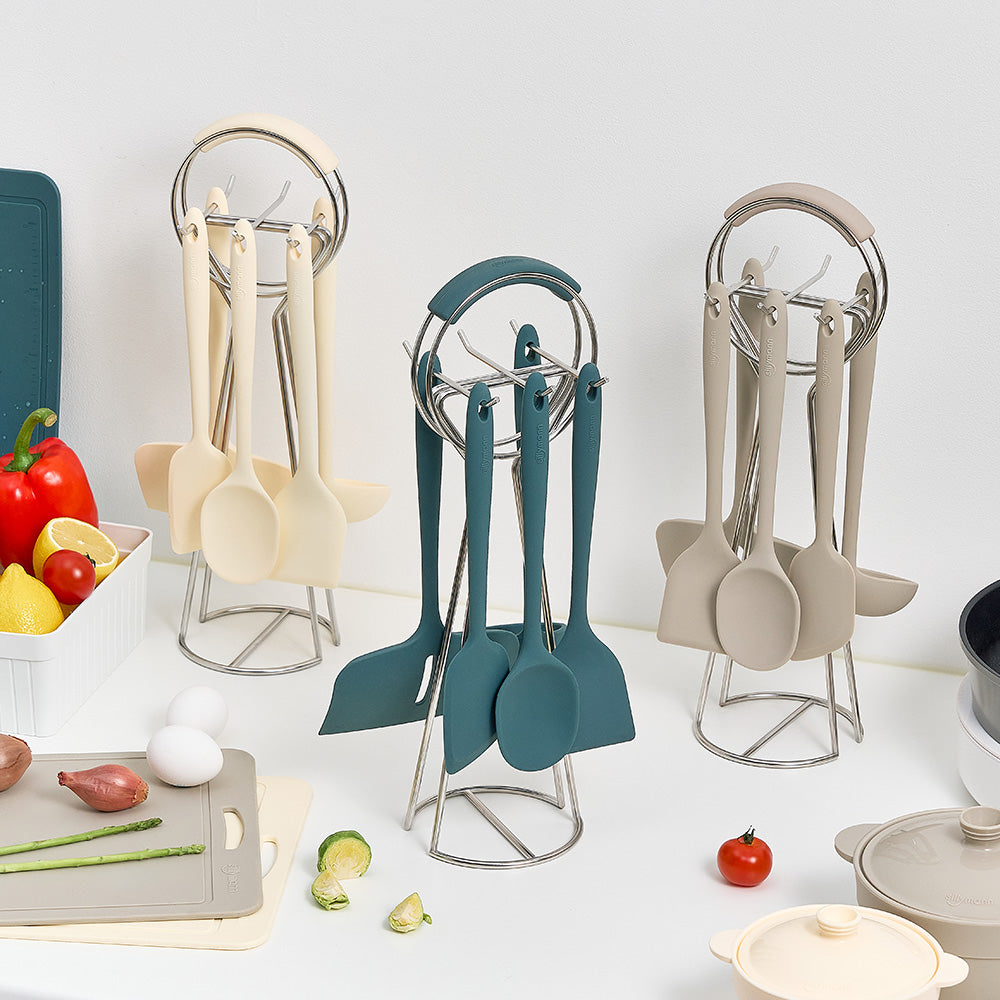 Sillymann - Harmony 5pcs Kitchen Utensil Set with Utensil Holder