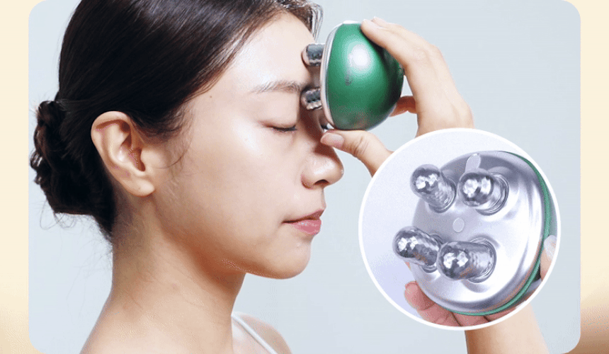 pulymph - EMS Face & Neck Lymphatic Massager (Lymphatic Drainage & V-Line Firming)