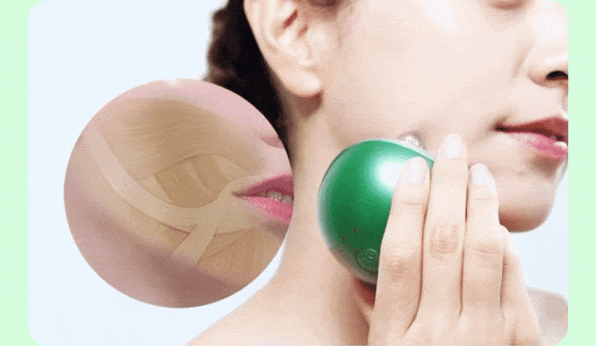 pulymph - EMS Face & Neck Lymphatic Massager (Lymphatic Drainage & V-Line Firming)