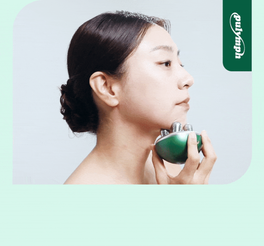 pulymph - EMS Face & Neck Lymphatic Massager (Lymphatic Drainage & V-Line Firming)
