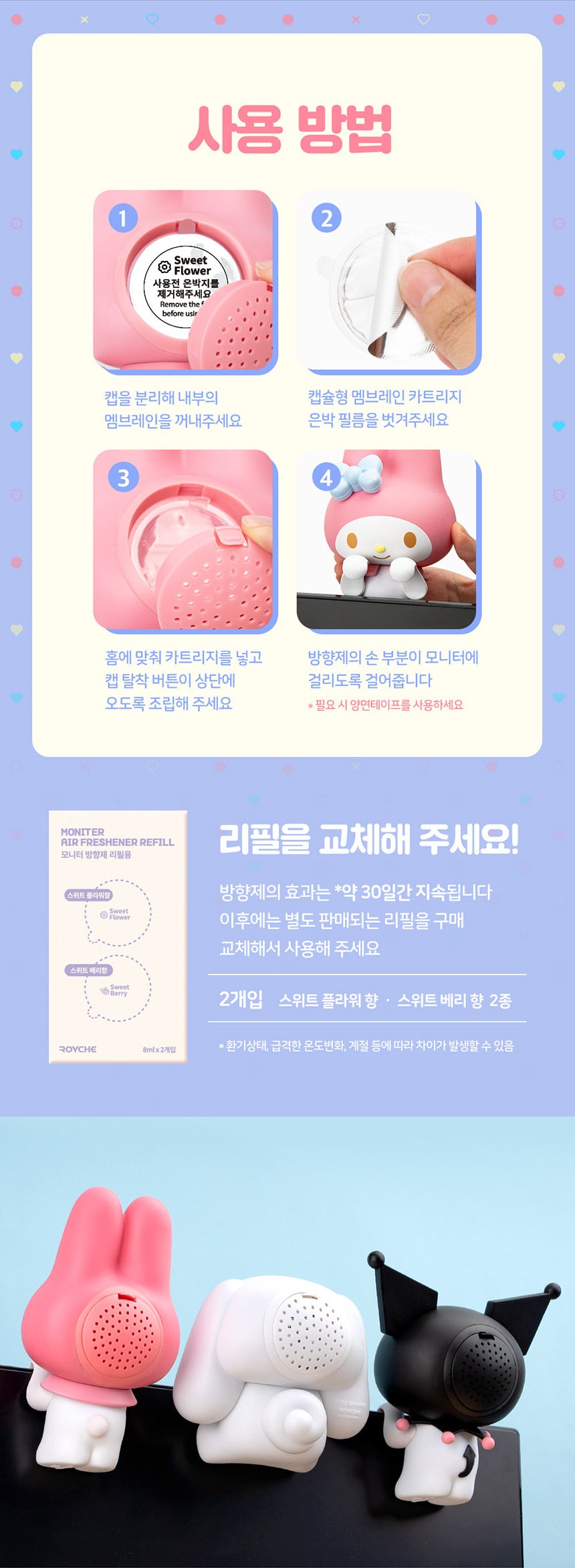 ROYCHE - Sanrio Figure Monitor Air Freshener