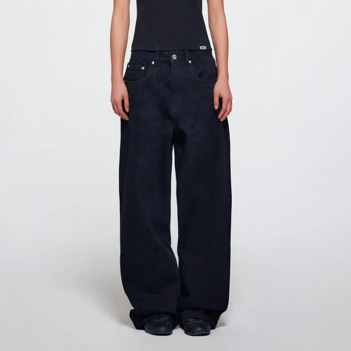Era Wide Fit Denim Pants - BLACK