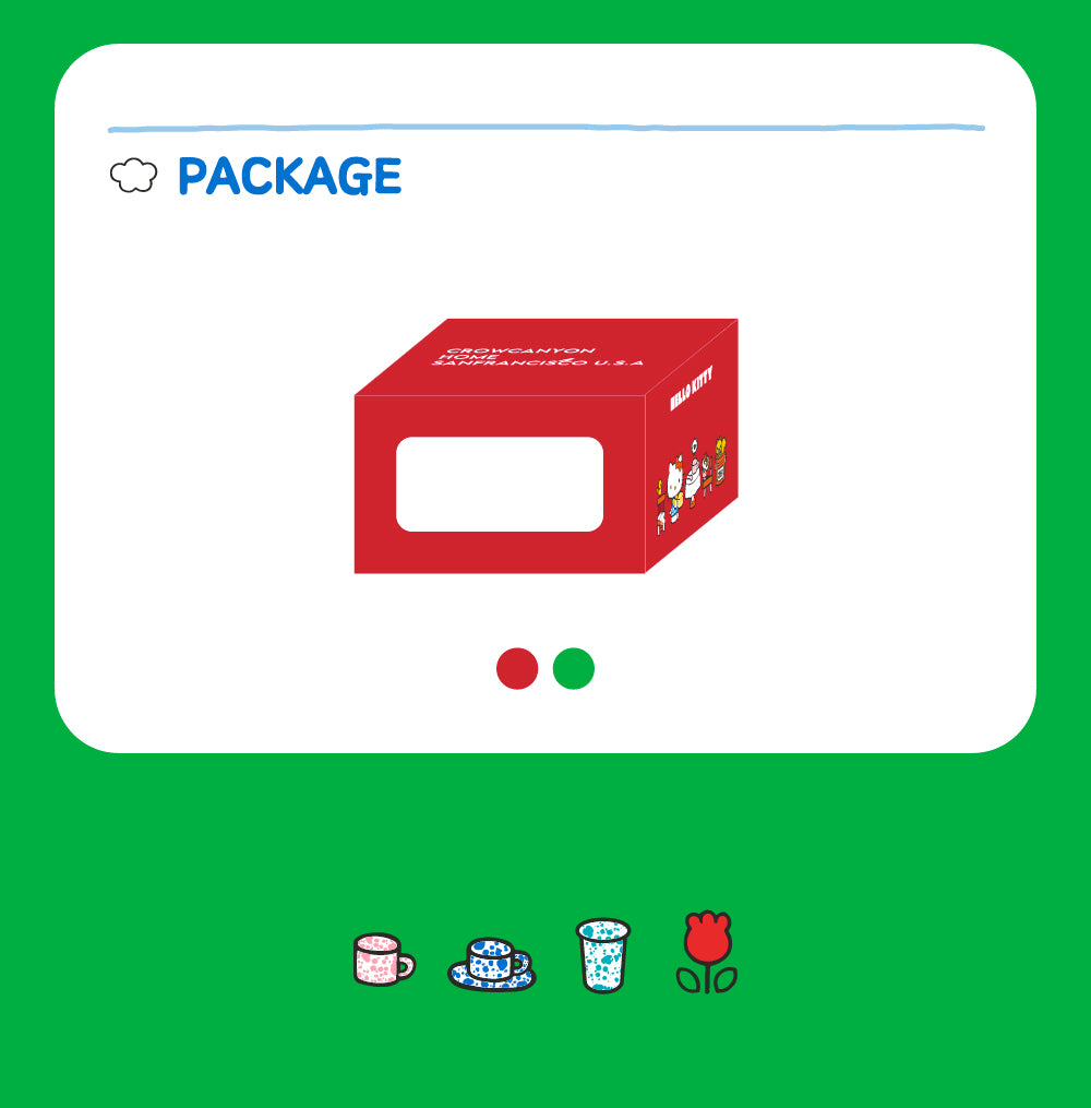 CROW CANYON - Espresso Mug Set (Hello Kitty Edition)