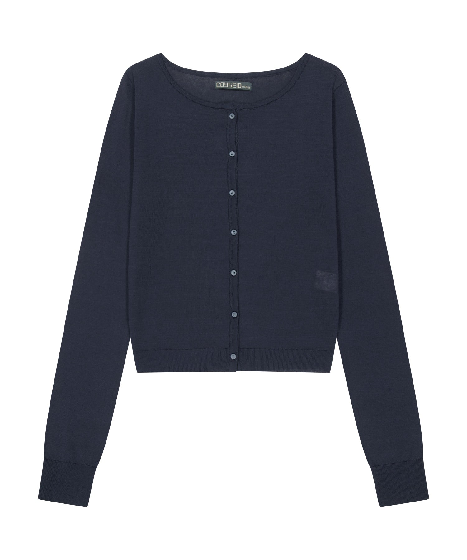 COYSEIO - Colored Button Cardigan