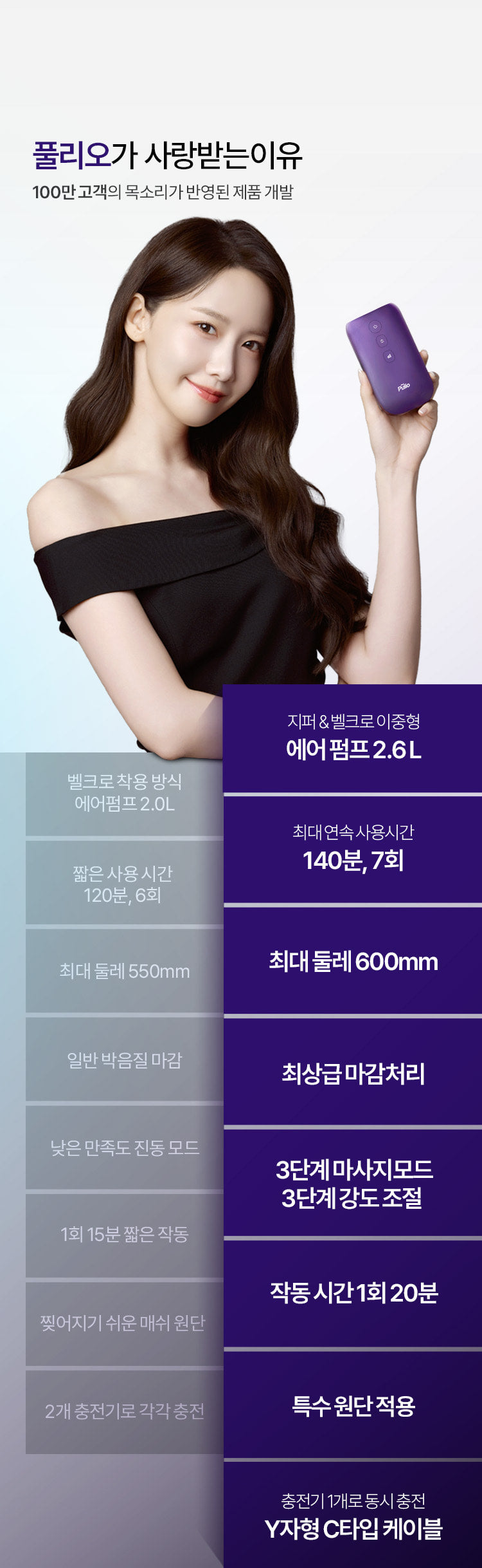 Pulio Calf Massager V2 - Black