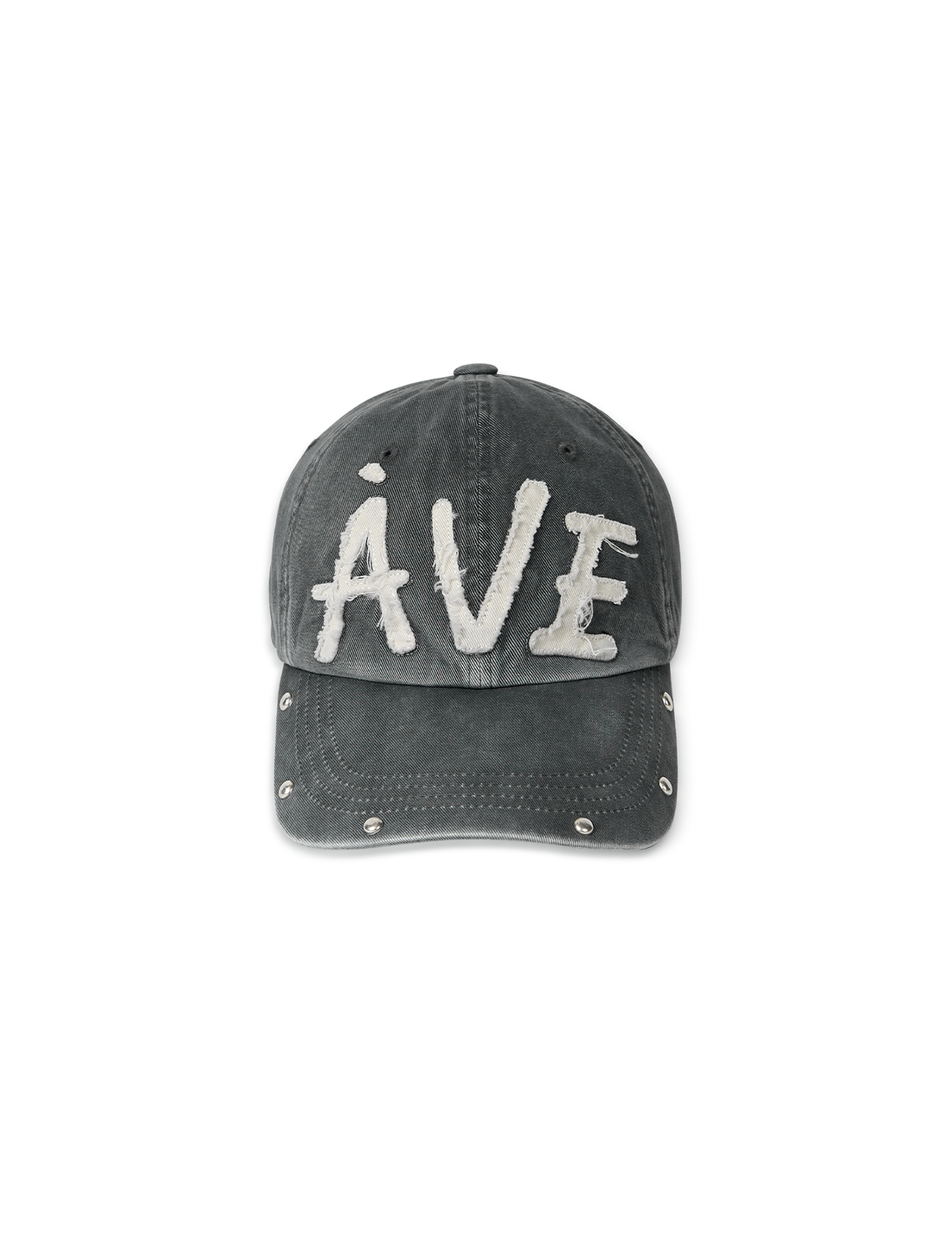Avie muah - Applique Vintage Rivet Ballcap - Clay