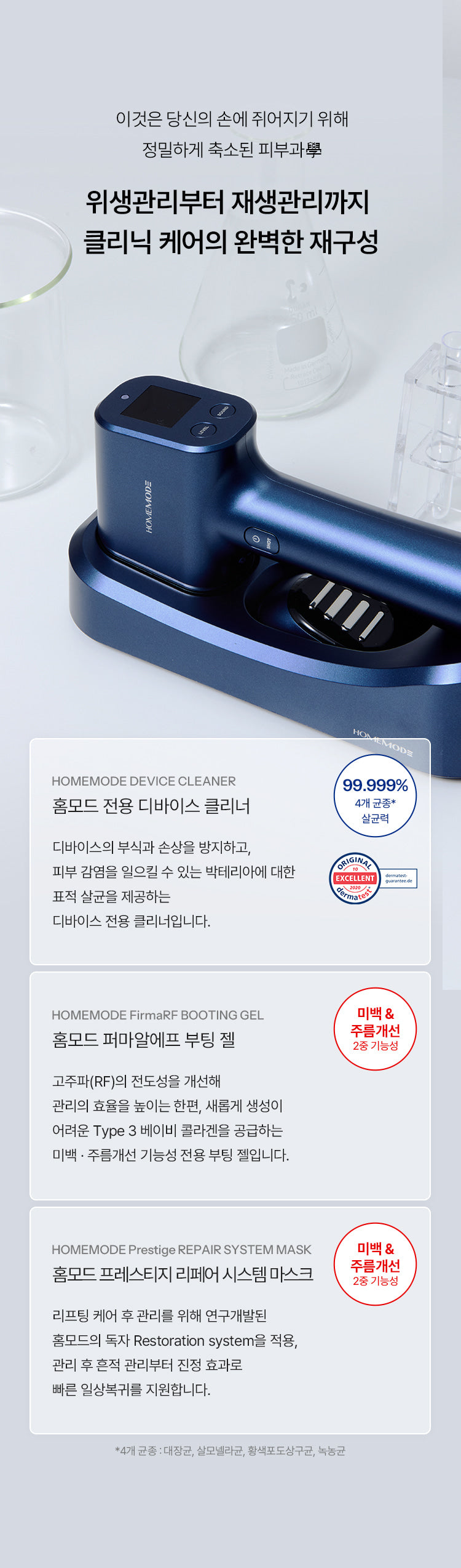 HOMEMODE - Therma Lift Beauty Device (+3 Skin Booster Ampoules)