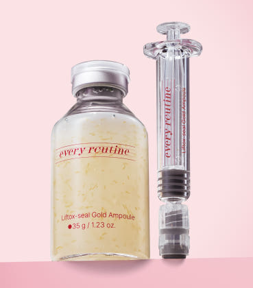 every routine Liftox Seal Gold Ampoule