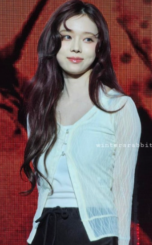 HILLDA Wave Mesh Cardigan (aespa WINTER Wear)