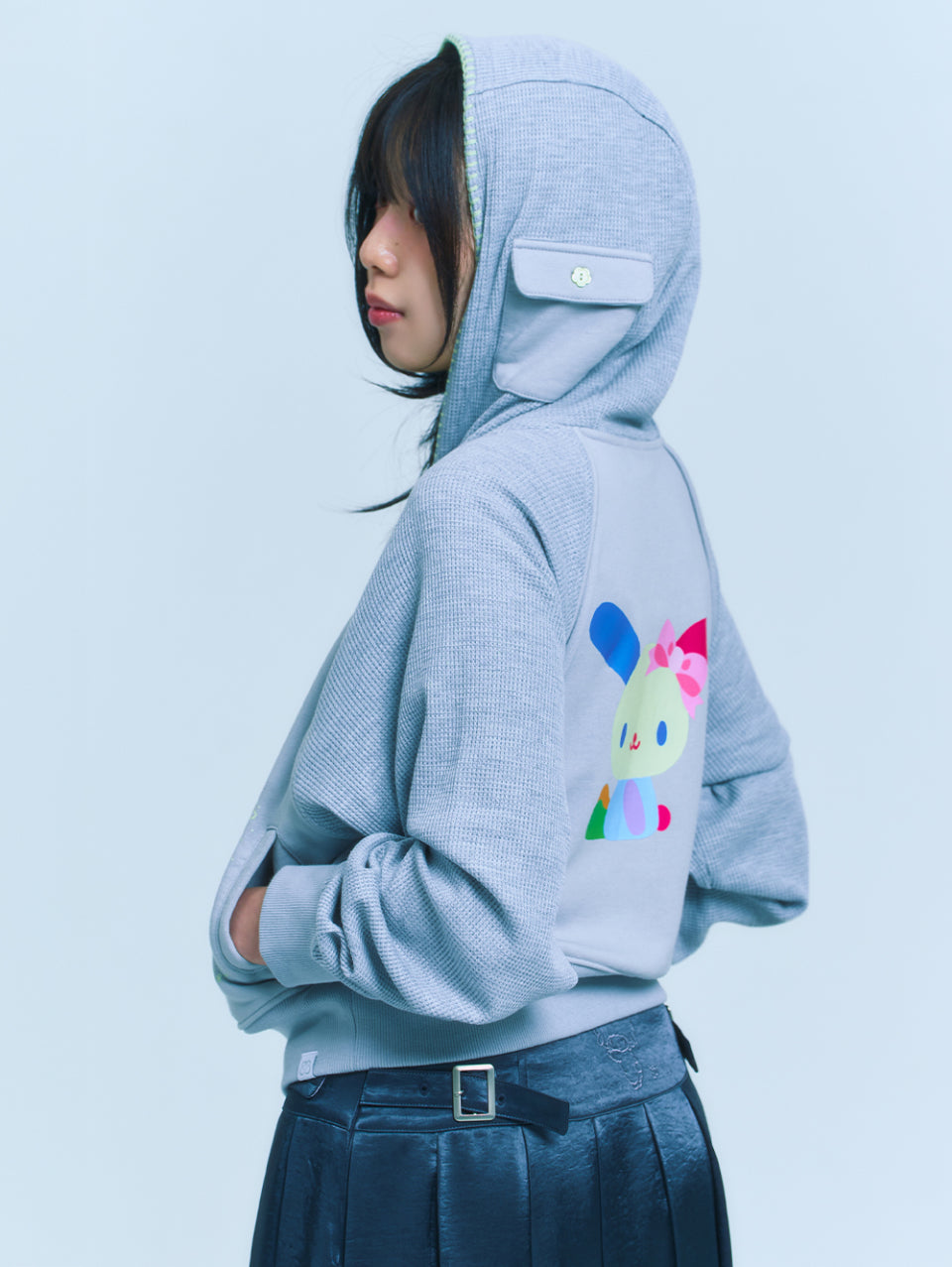 TUOMIO x Sanrio Characters - Usahana Hooded Zip-Up
