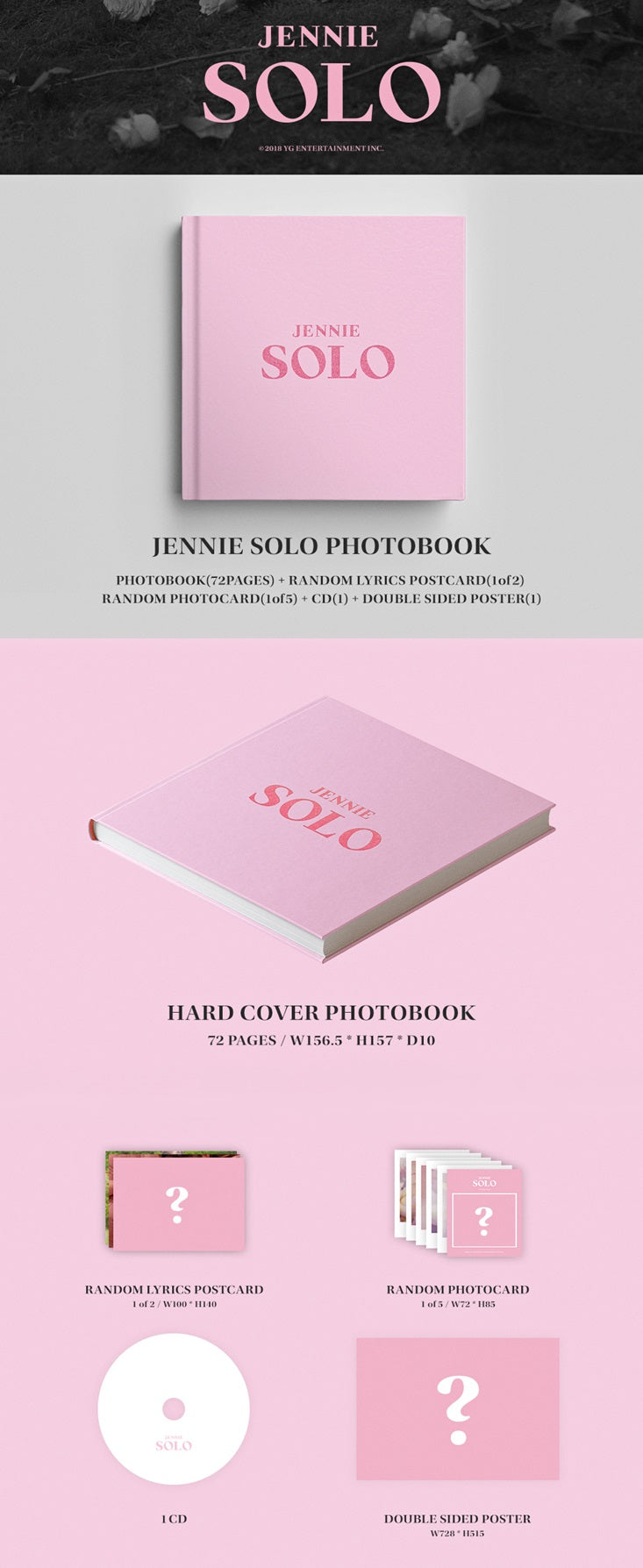 JENNIE - SOLO Photobook