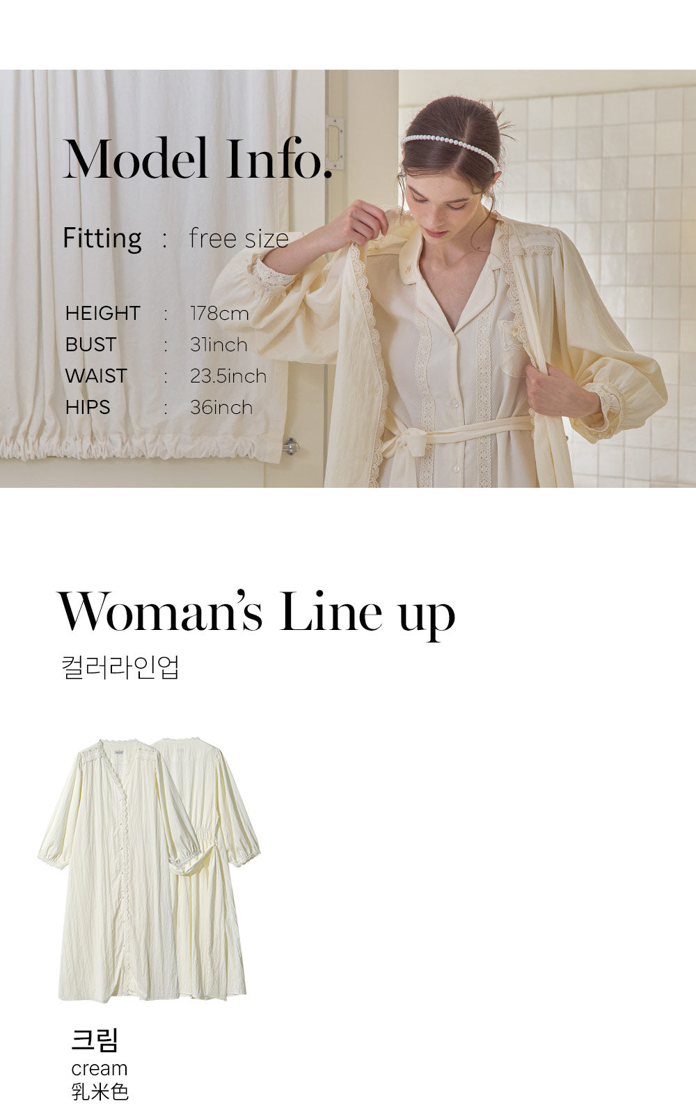 LUNALUZ WOMEN Washed Wrap Cathy Robe Dress