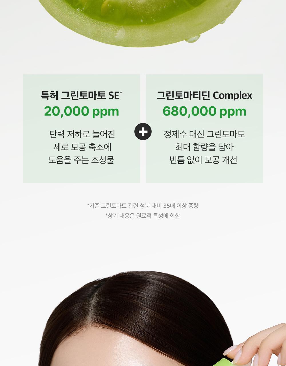 SUNGBOON EDITOR Green Tomato NMN Pore Lifting Ampoule 40ml (1+1)