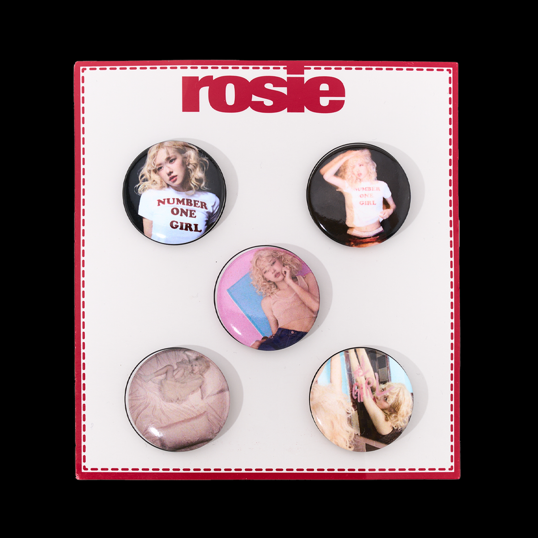 ROSÉ - ROSIE Pin Button Set
