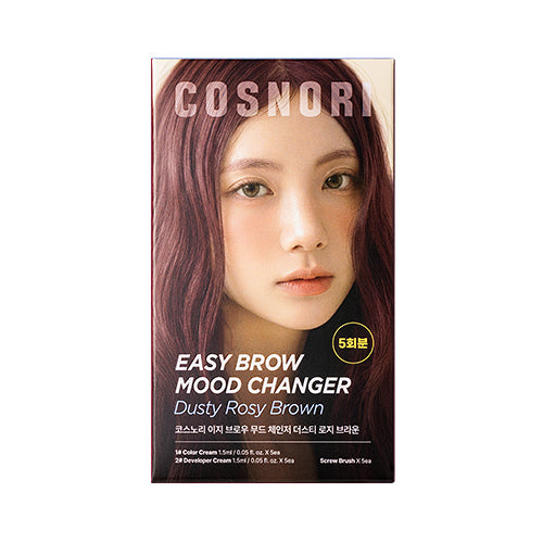COSNORI Easy Brow Changer Eyelash Serum Roll-On Dusty Rosy Brown
