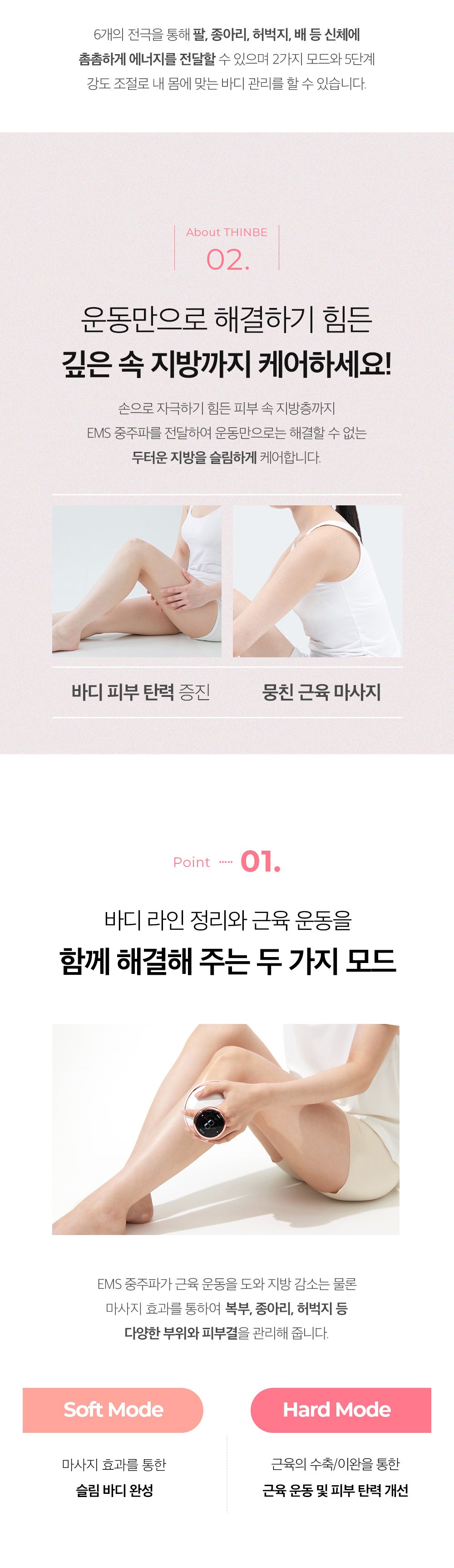 HOMETHERA THINBE EMS Body Massager (Slimming & Firming & De-Puffing)