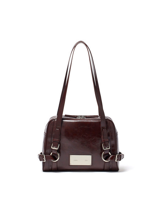 Matin Kim - Biker Detail Square Shoulder Bag