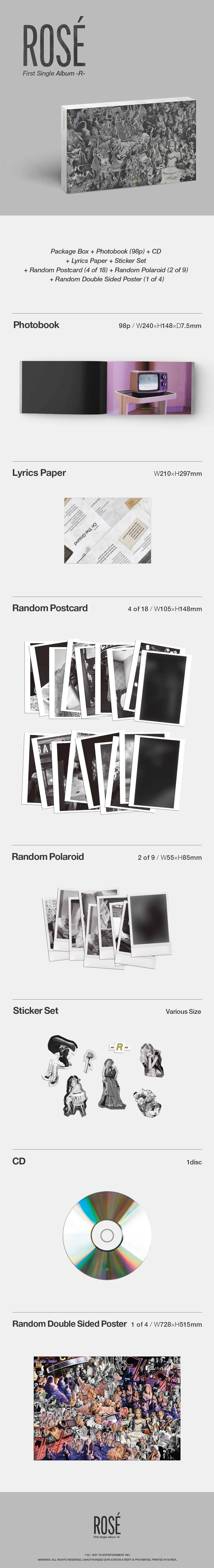 ROSÉ -R- (First Single Album)