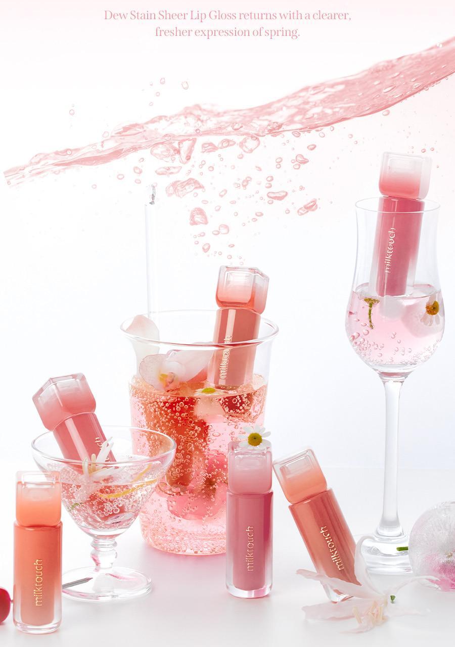 MILKTOUCH - Dew Stain Sheer Lip Gloss 4ml