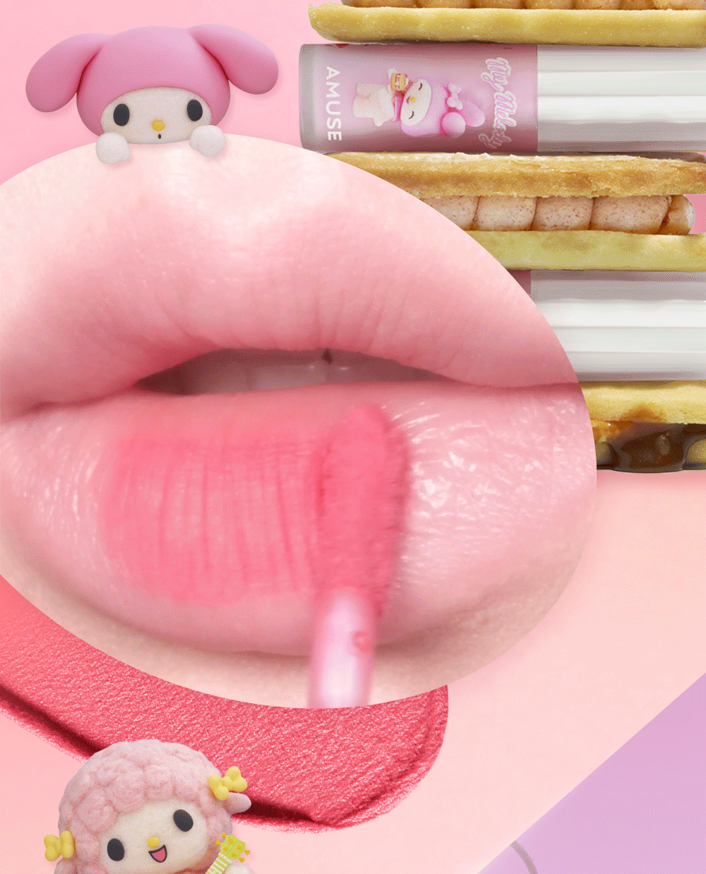 MY MELODY & KUROMI SPECIAL x AMUSE - Powder Velvet Tint