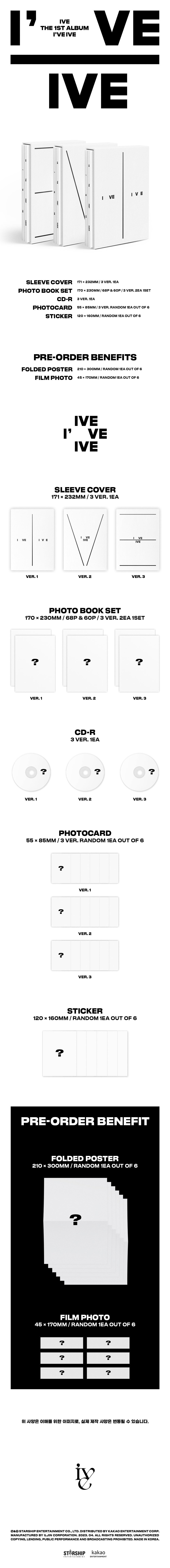 IVE - I'VE IVE (1st Full Album) Photobook Ver.