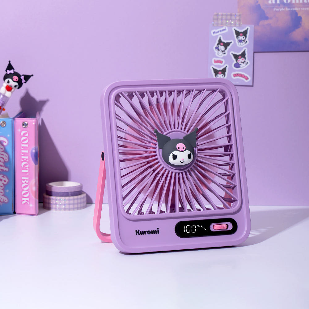 ROYCHE - Sanrio Wireless Charging Desk Fan - Kuromi