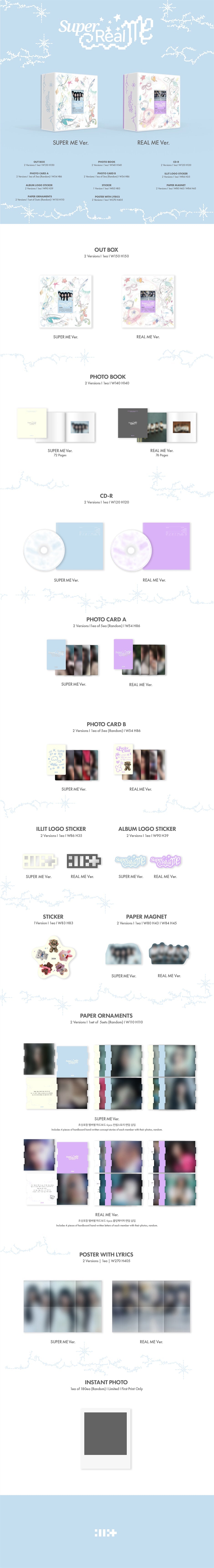 ILLIT - SUPER REAL ME (1st Mini Album)