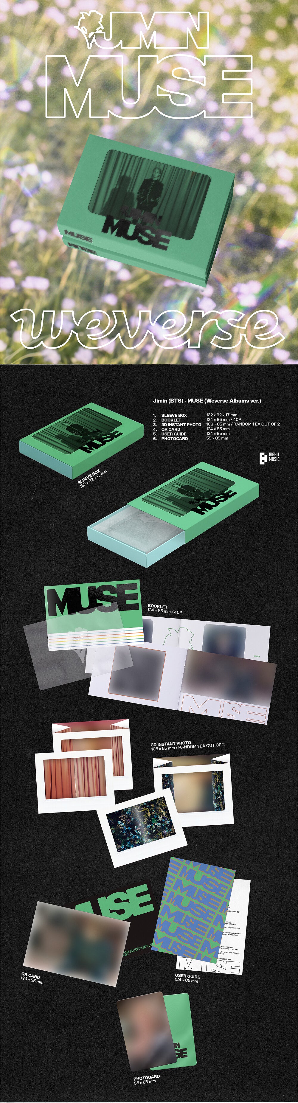 JIMIN – MUSE (2nd Album) Weverse Albums Ver.