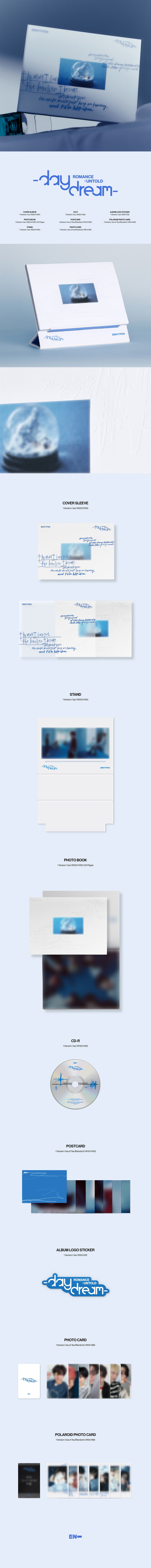 ENHYPEN - ROMANCE : UNTOLD -daydream- (2nd Studio Repackage Album) Japan Edition