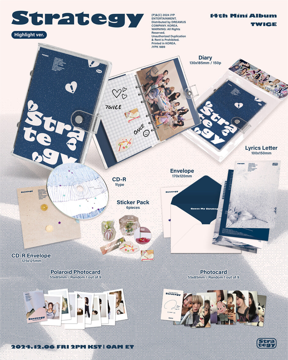 TWICE - STRATEGY (14th Mini Album) Highlight Ver.