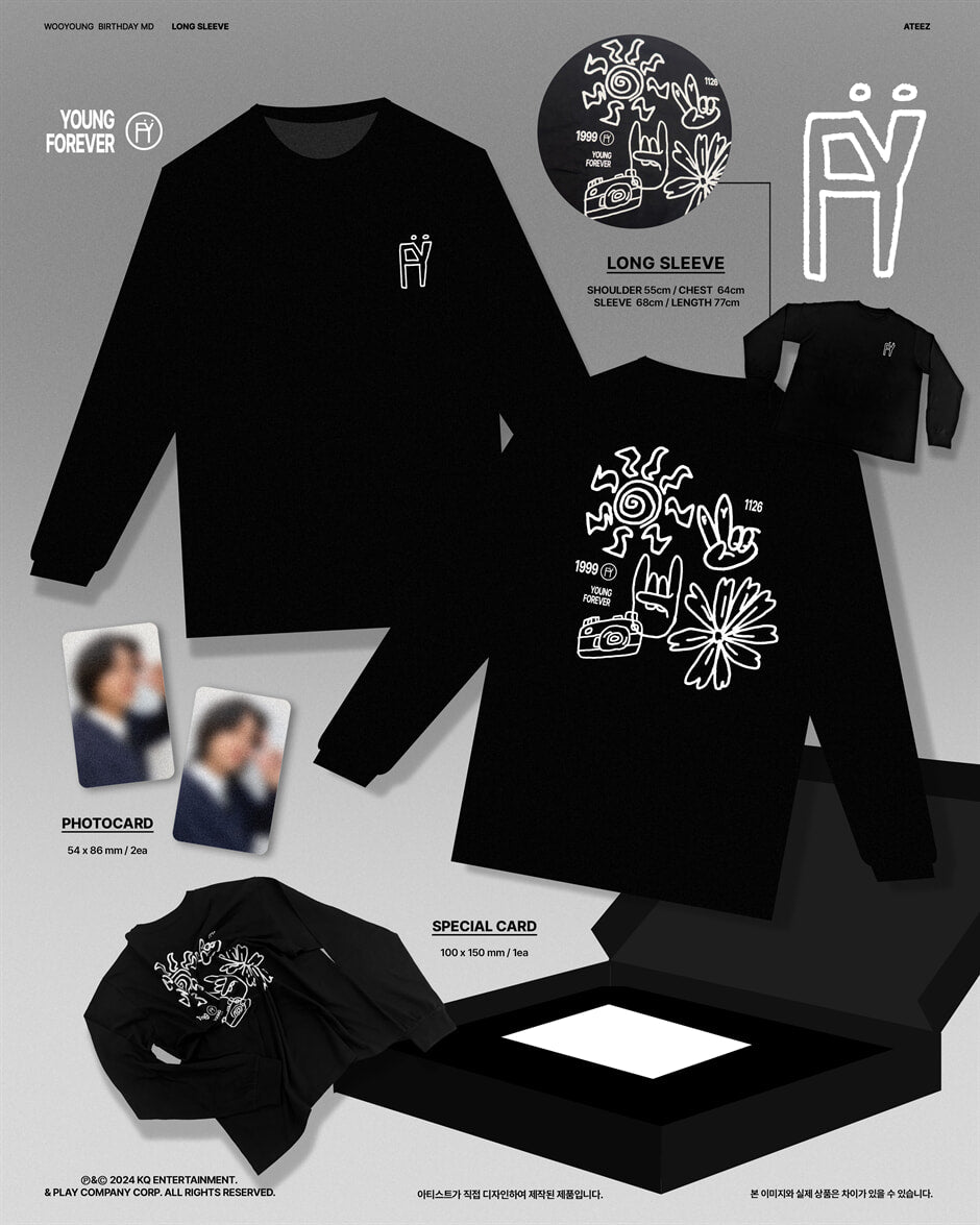 ATEEZ WOOYOUNG LONG SLEEVE : FY