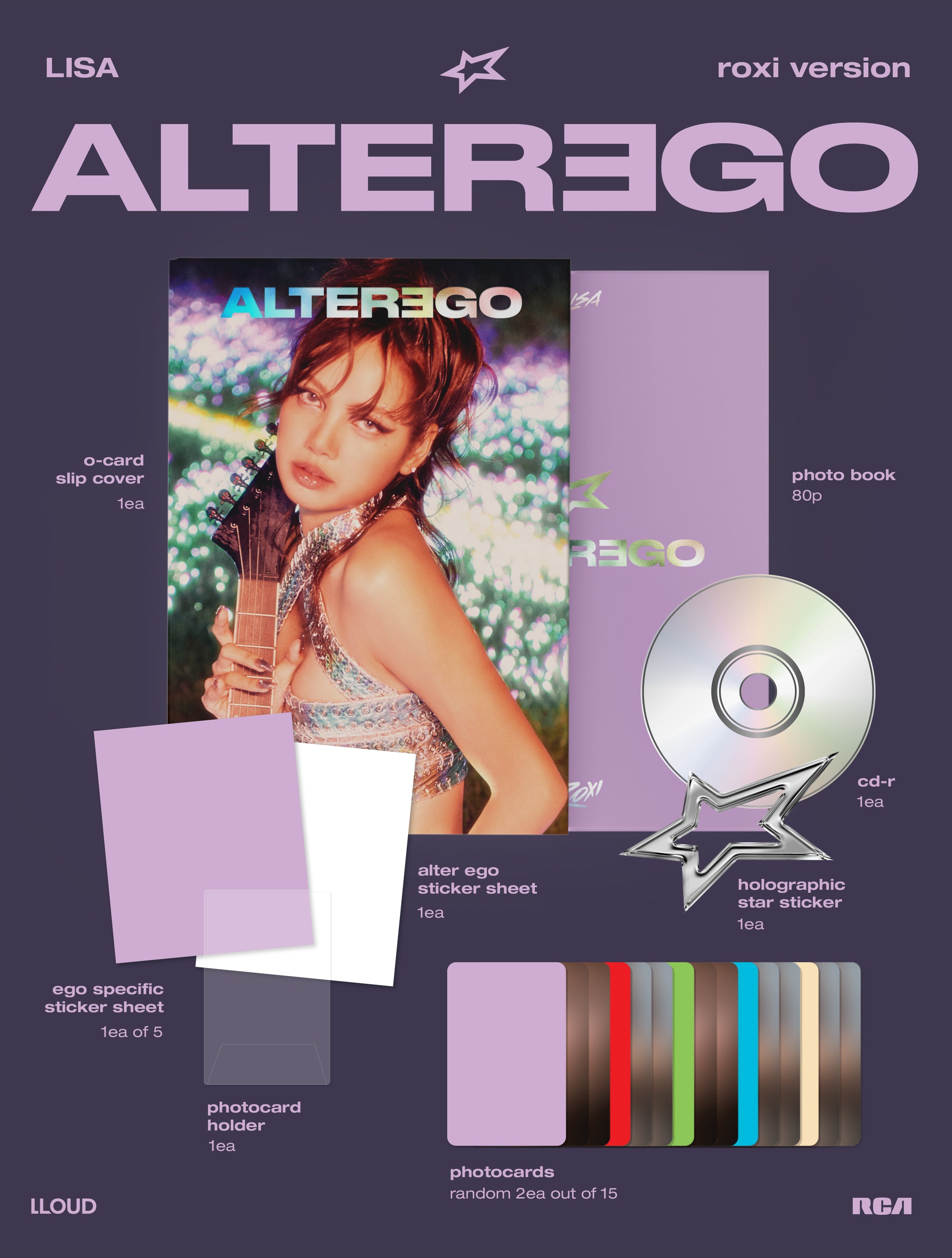 LISA - Alter Ego (1st Studio Album) Photobook Ver.