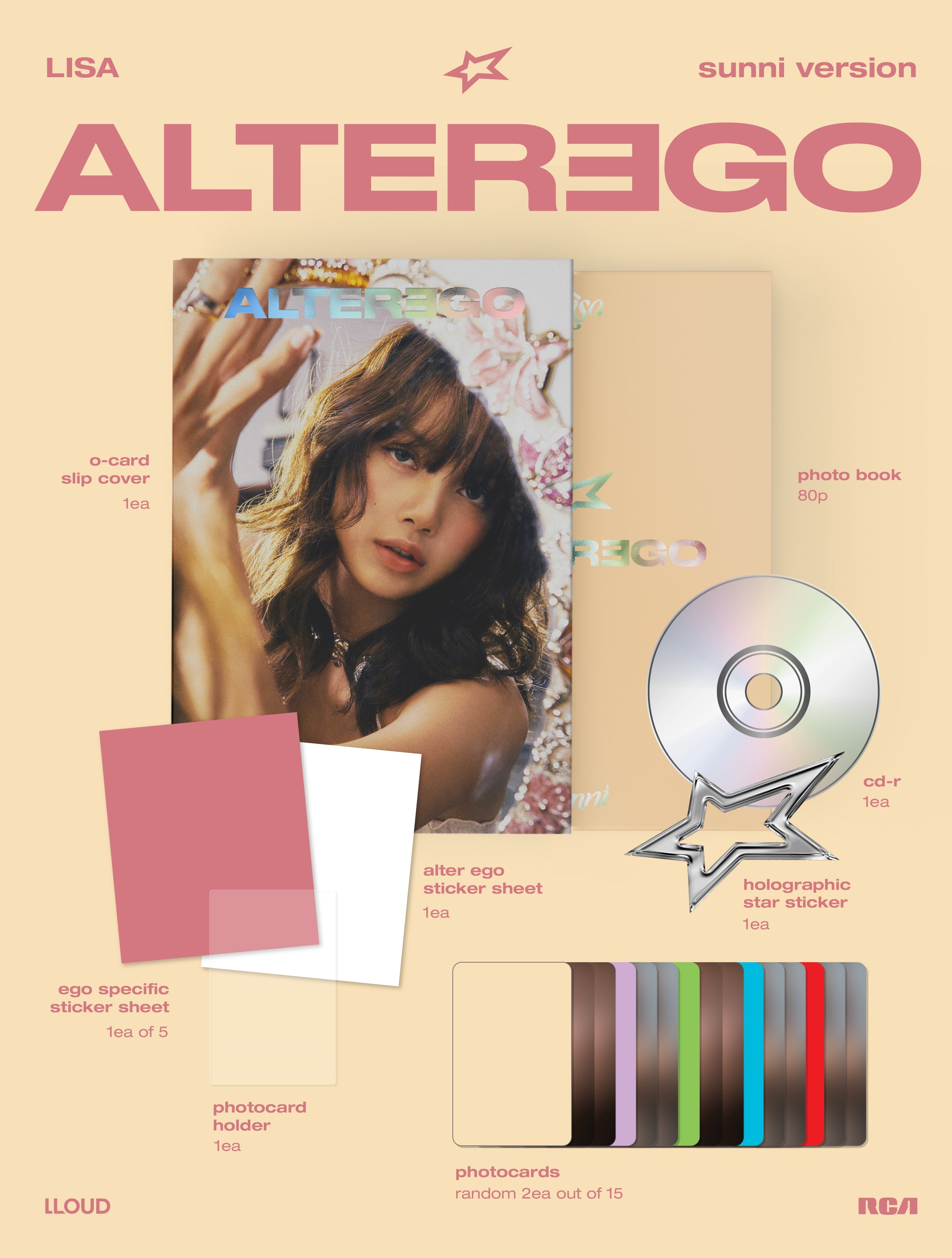 LISA - Alter Ego (1st Studio Album) Photobook Ver.