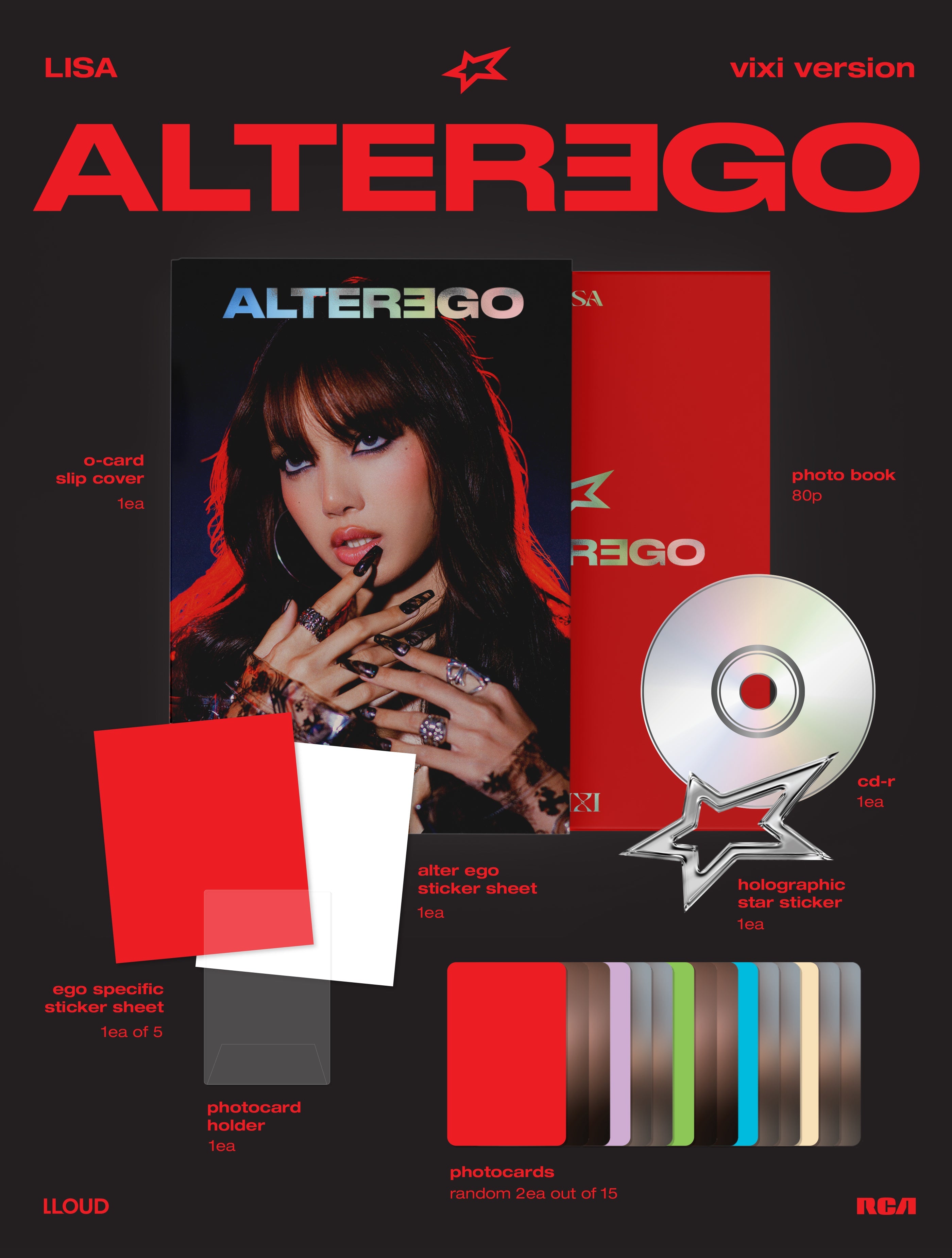 LISA - Alter Ego (1st Studio Album) Photobook Ver.