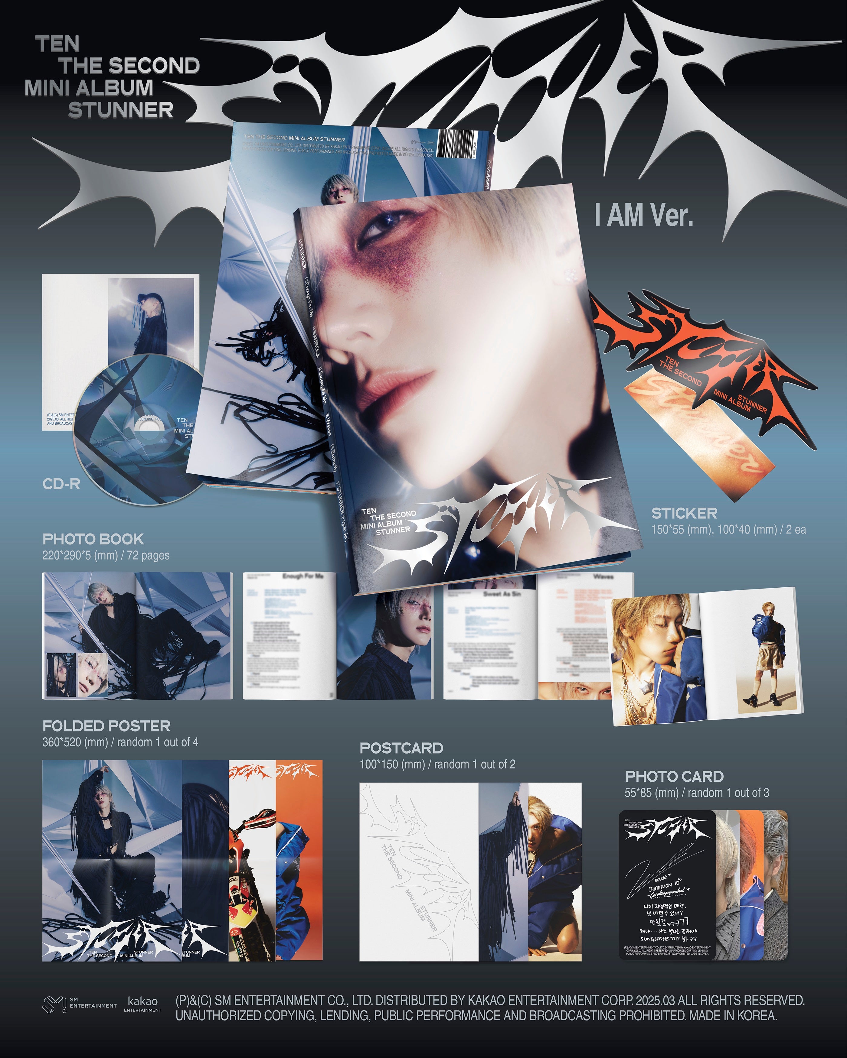 TEN - STUNNER (2nd Mini Album) I AM Ver.