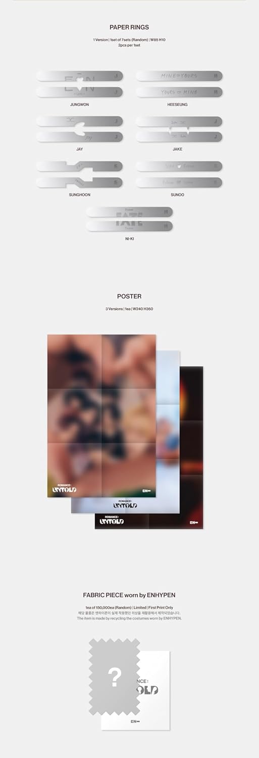 ENHYPEN - ROMANCE : UNTOLD (2nd Full Album)