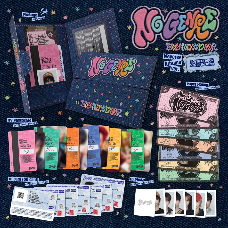 BOYNEXTDOOR - No Genre (4th EP Album) Weverse Albums Ver.