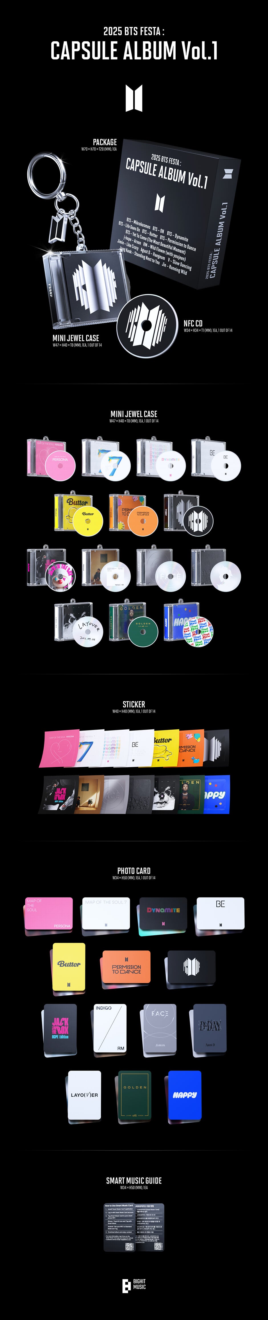 BTS - 2025 BTS FESTA: CAPSULE ALBUM Vol.1
