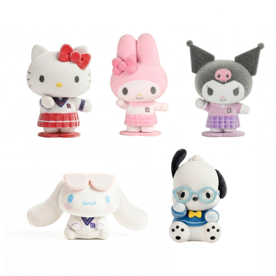 ROYCHE - Sanrio School Uniform Flocking Figure