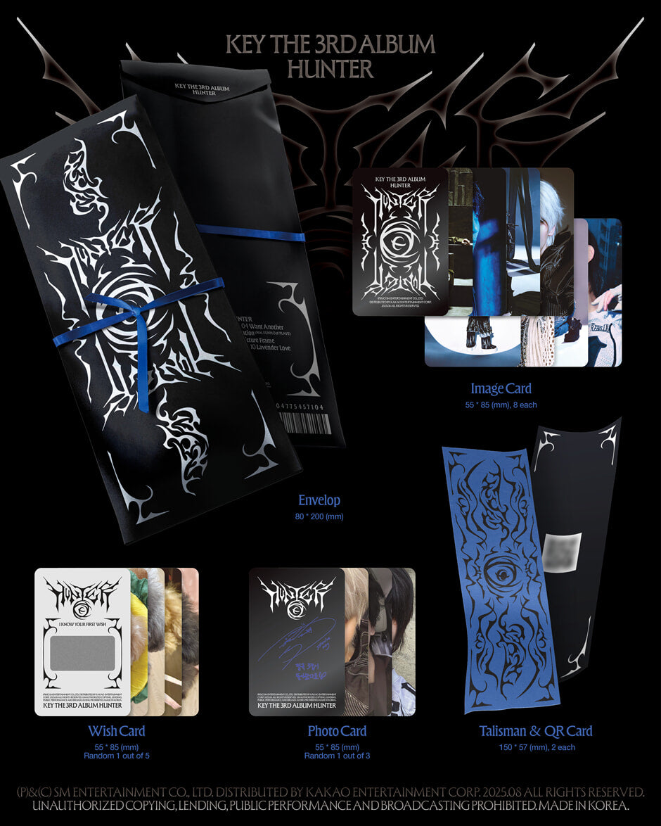 KEY - HUNTER (3rd Album) Talisman Ver. (Smart Album)