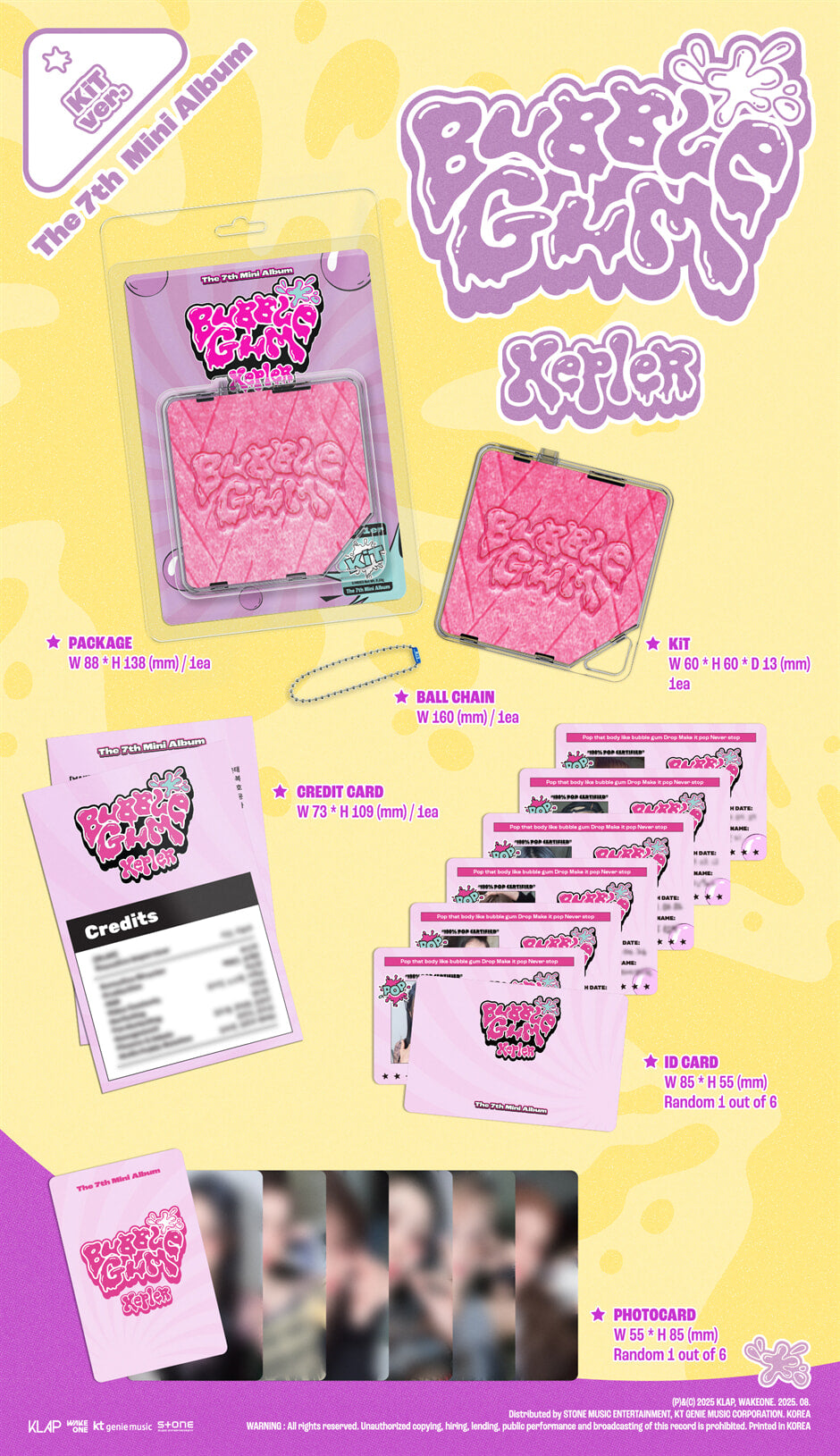 Kep1er - BUBBLE GUM (7th Mini Album) KiT Ver.
