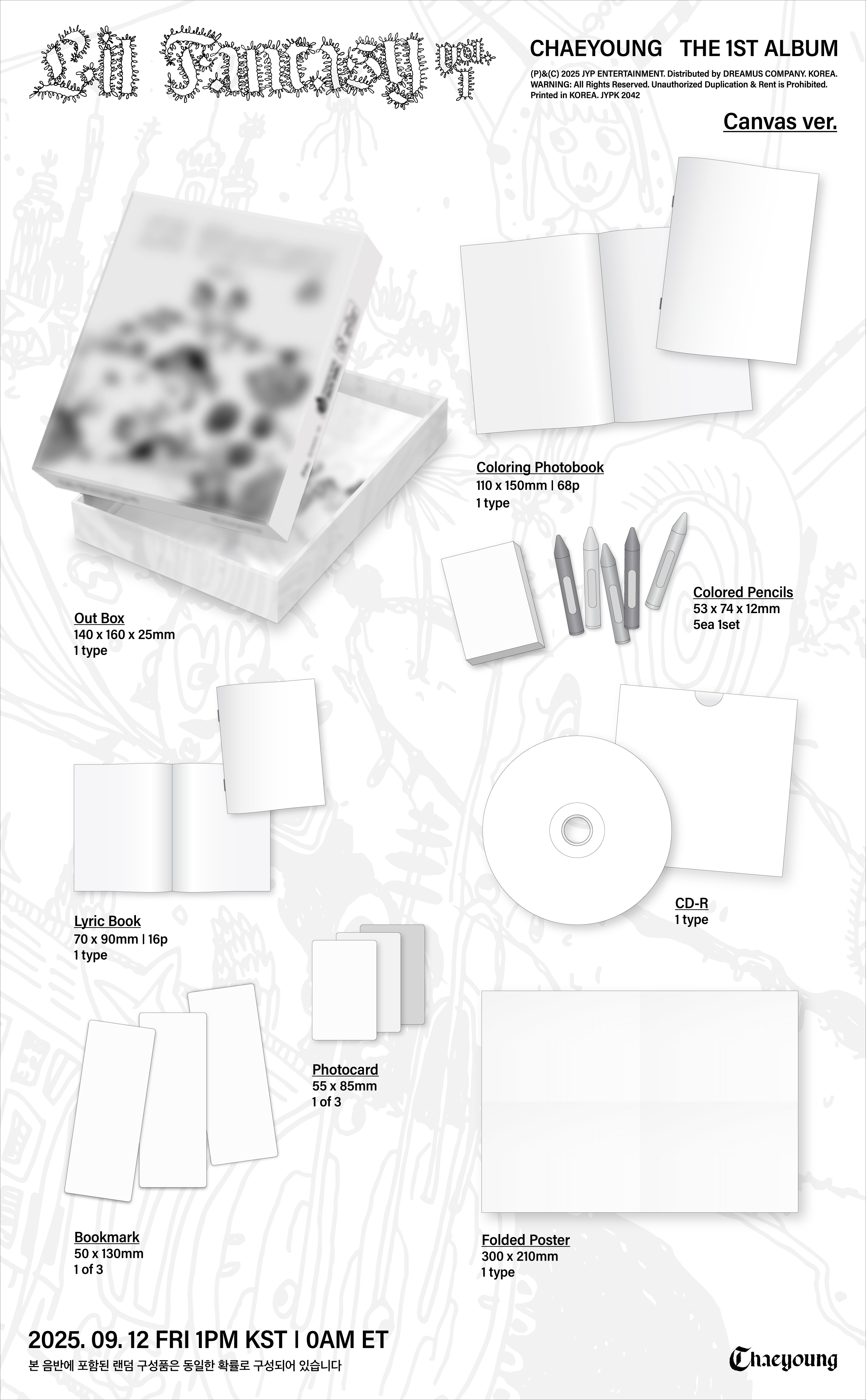 CHAEYOUNG - LIL FANTASY (1st Album Vol.1) Canvas Ver.