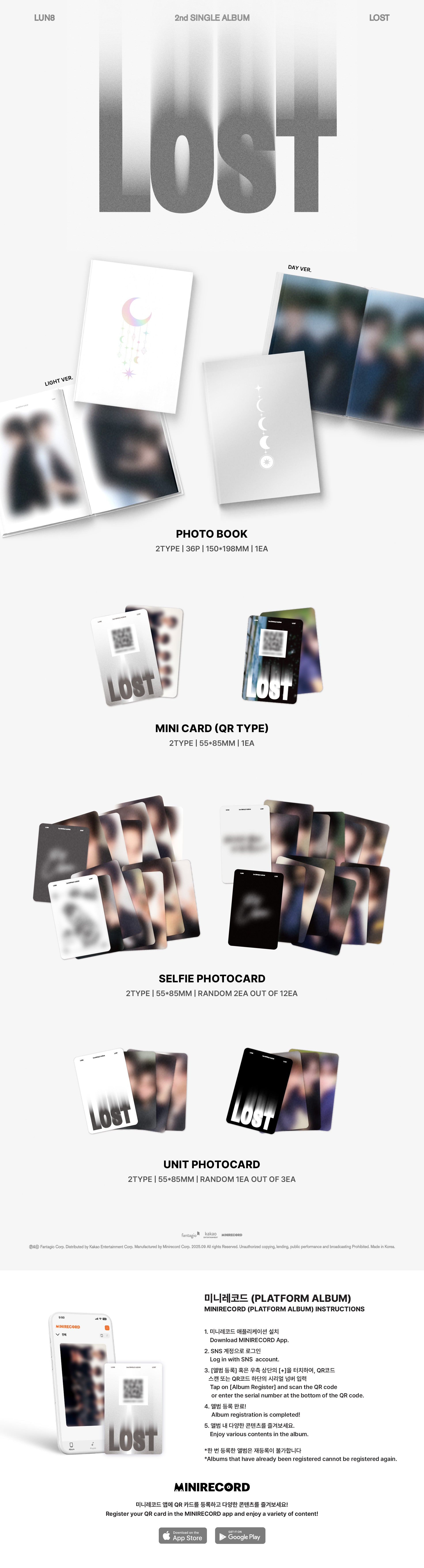 LUN8 - LOST (2nd Single Album) (META)