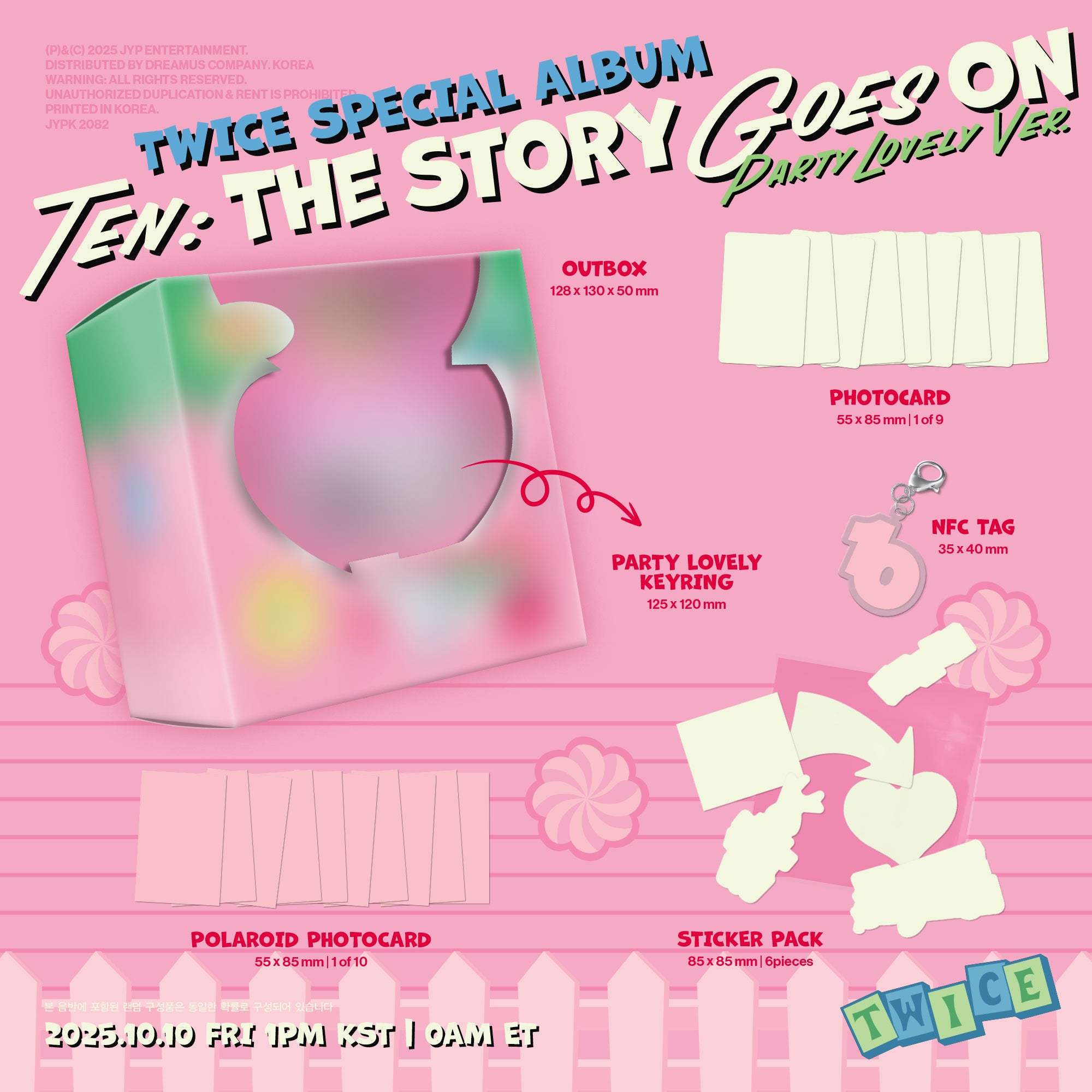 TWICE - TEN: The Story Goes On (Special Album) (Party Lovely Ver.)